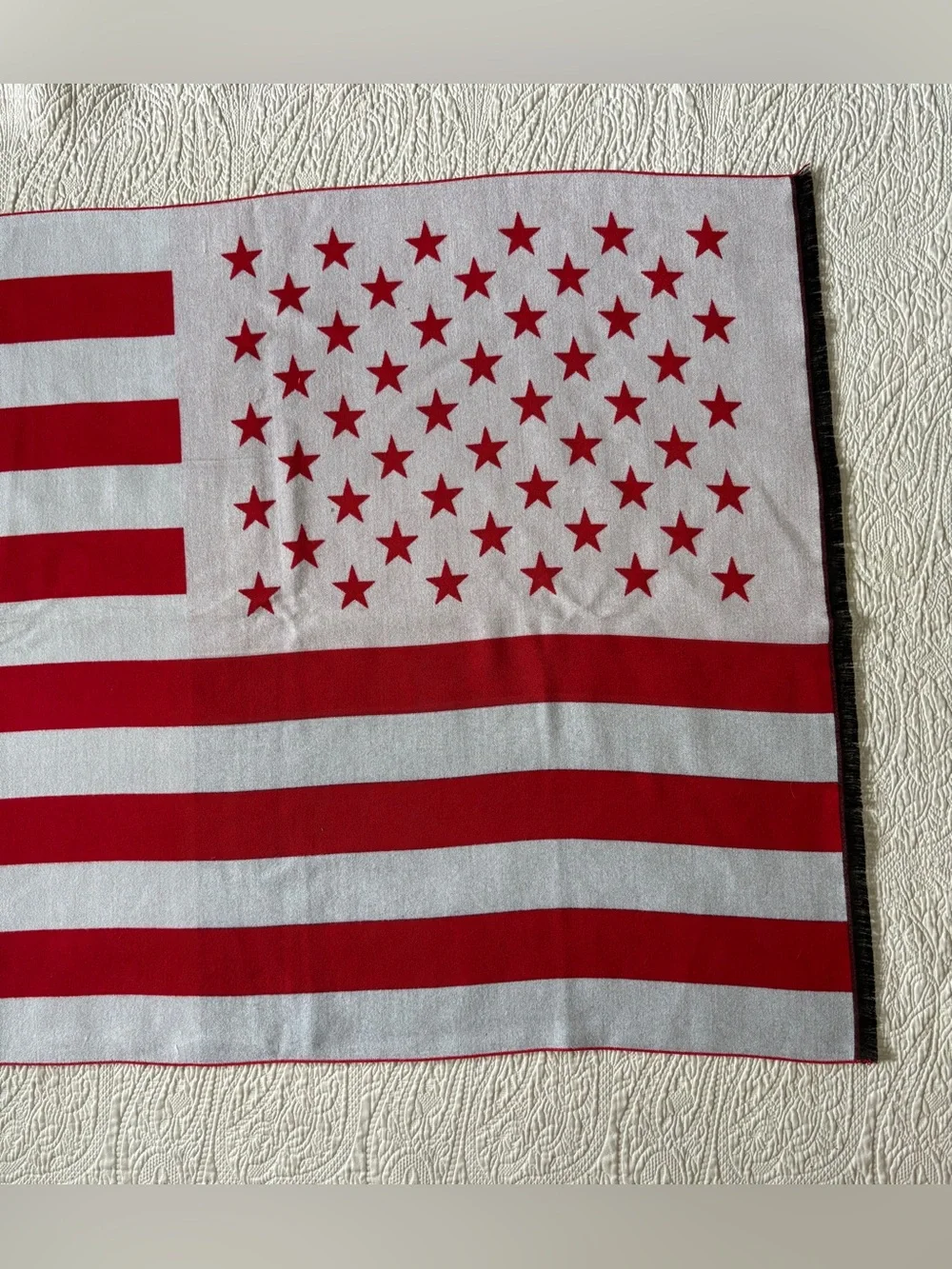 American Flag Throw/ Blanket - Red, White & Blue.  Fourth of July!!!